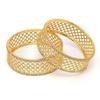 @ Stilvolle Runde Armreifen in Goldfarbe für Damen Set von 2 Zr-2287-60% Rabatt