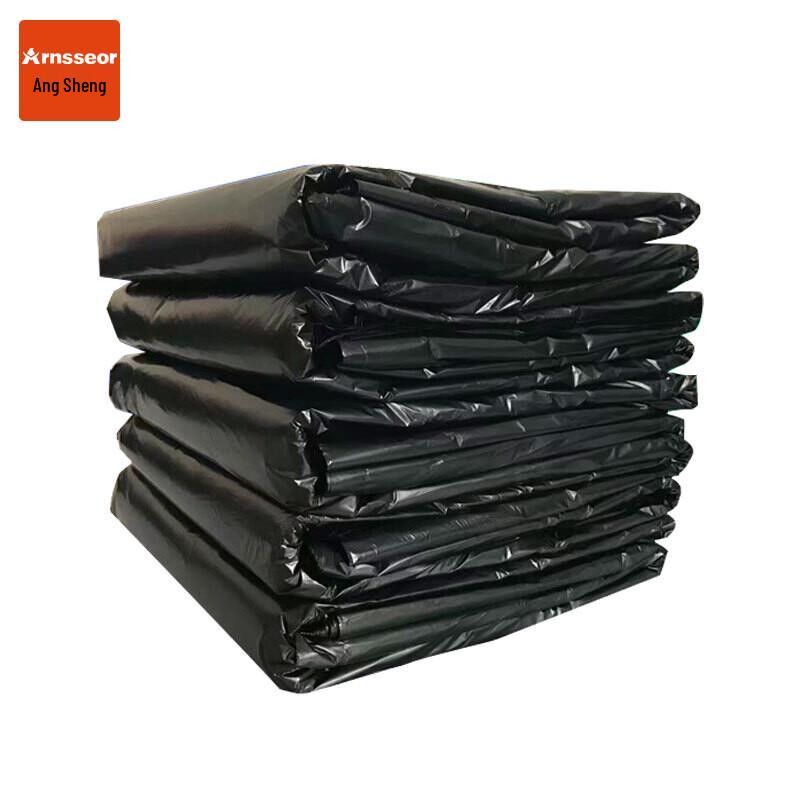 Flat-Mouth Plastic Trash Bags