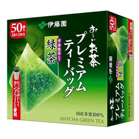 Ito En Oi Ocha Prémiové čajové sáčky Uji Matcha Zelený 1,8 g 50