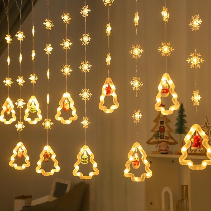 Christmas LED Curtain String Lights