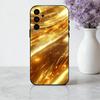 G-Gold M-MoneyS P-Pattern  Phone Case For Samsung Galaxy A73,A72,A71,A70,A53,A52,A51,Soft Silicone Black Cover