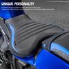 Motorcycle Front Driver Rider Solo Seat Anti-Slip Rear Passenger Seat Cover Cowl Cushion Pad