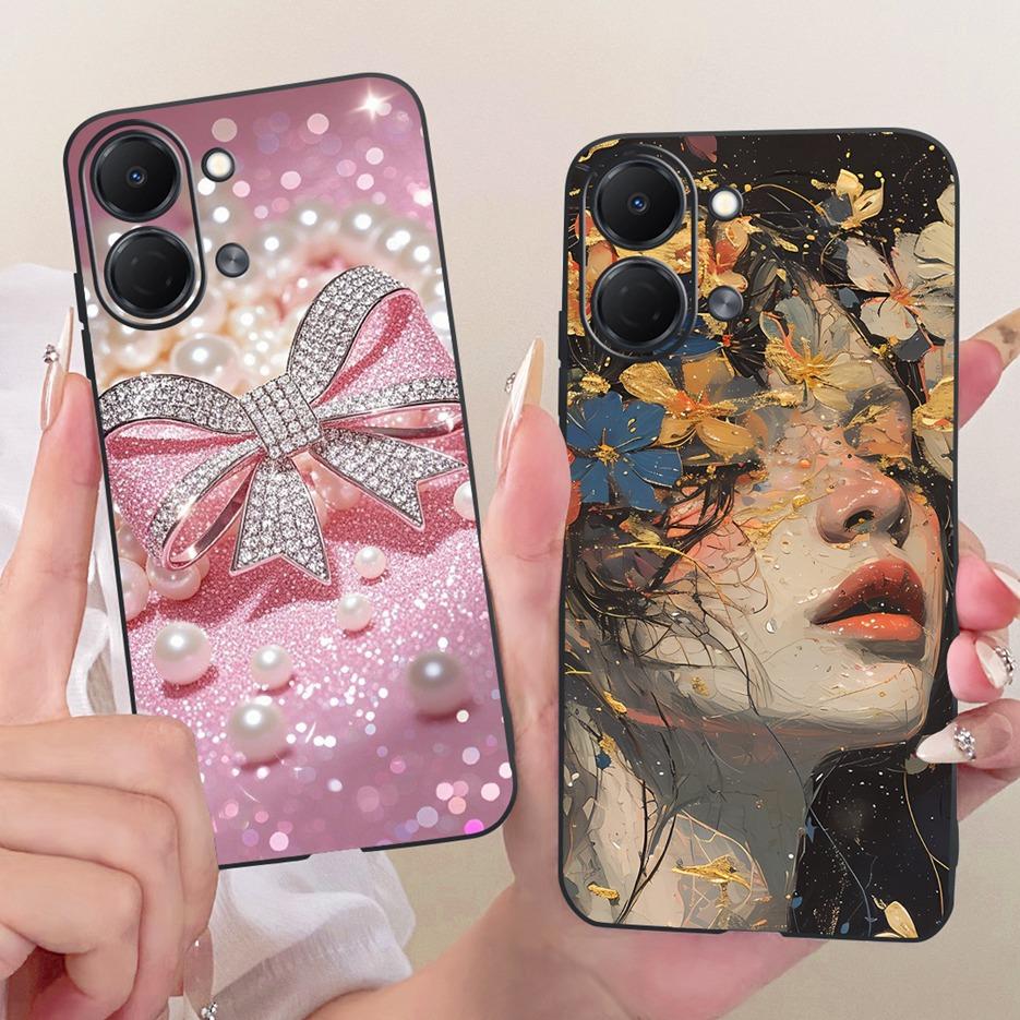 For Tecno Spark GO 3 5G Case KN3 Colorful Flowers Luxury Painted Cover Soft TPU Phone Case For Tecno Spark GO 3 SparkGo 3 Fundas