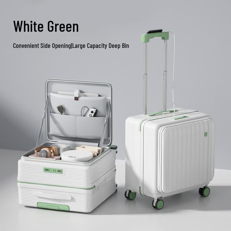OKD Side-Opening Carry-On Luggage 18 inch