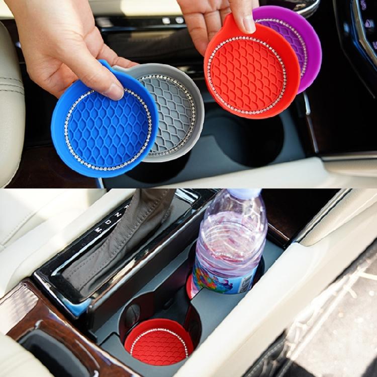 Cup Holder Pad Rhinestones Cup Holder Mat Bottle Holder Insert Coasters