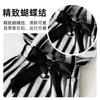 Spring Summer Dog Dress Hepburn Style Big Bow Traction Skirt Teddy Bigbear Small Dog Pet Clothes