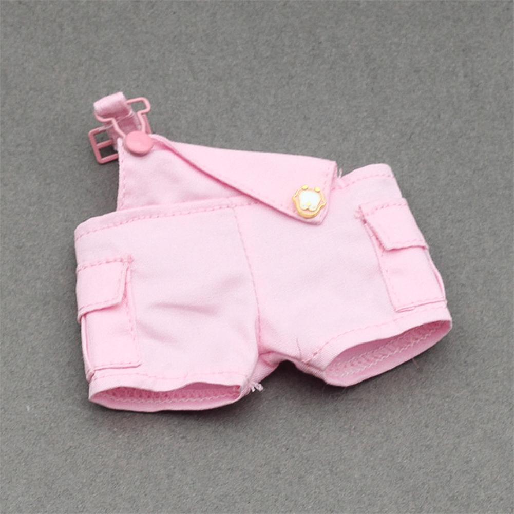 For 17cm Labubu Doll Clothes Fashion Clothes Overalls Doll Clothes Color Match Shorts Dolls Accessories Cute Decoration Little Clothes
