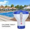 Chlorine Tablet Automatic Dispenser with Thermometer Large Capacity Tablet Dispenser for Spas and Personal Pools