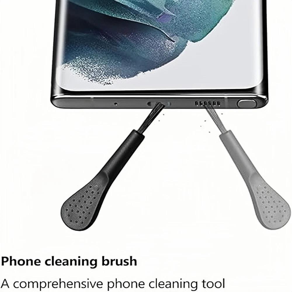 5Pcs USB C Phone Dust Plug With Cleaning Brush Type C Port Protector Caps For iPhone Xiaomi Huawei Redmi Poco Type C Smart Phone
