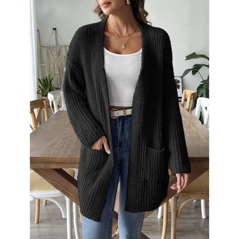 Women's Fall/winter Casual Double-pocket Coat Sweater
