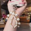 Mobile phone lanyard handmade beaded size pearl wrist chain pendant pendant women's short high-end pendant anti-loss