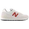 New Balance 574 White Red Unisex Sneakers U574SOR