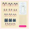 Cross-border Hot-selling Cat's Eye Wearing Nail Art Shell Flower Glue Nail Art Almond Nail Art Pads Nails