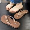 Damen Rutschfeste Sommer-Flip-Flops - Modische, Verschleißfeste Strandsandalen