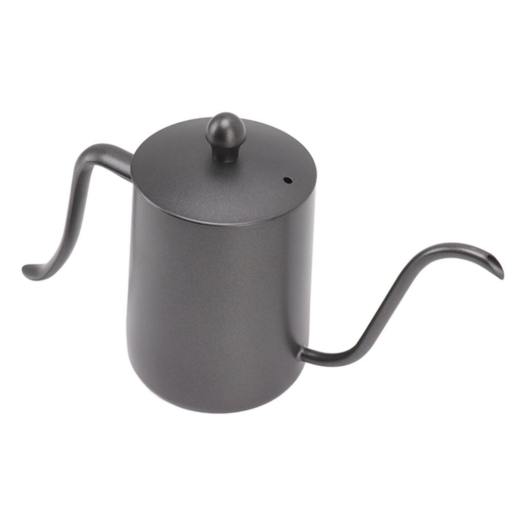 Ausguss Kaffeekanne Professionell 600ml Fassungsvermögen Edelstahl Schwanenhals Kaffeekessel für Zuhause