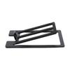 2PCS Tilted Speaker Risers Anti Vibration Pad Aluminum Speaker Stands  Desktop Use