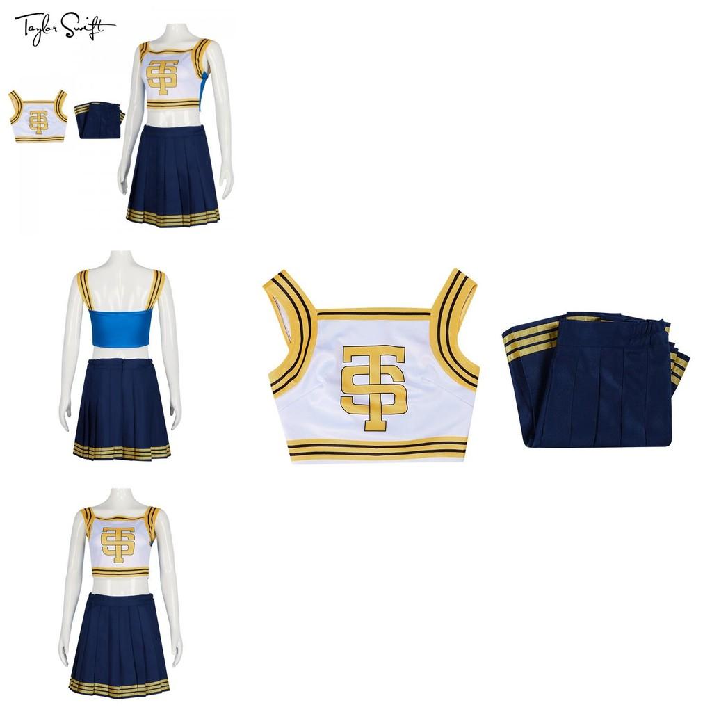 Trendy Sweet Dada Taylor Swift Cheerleader Ensemble For Jazz Dance Hip-hop Street Dance Costume With Modern Dance Attire