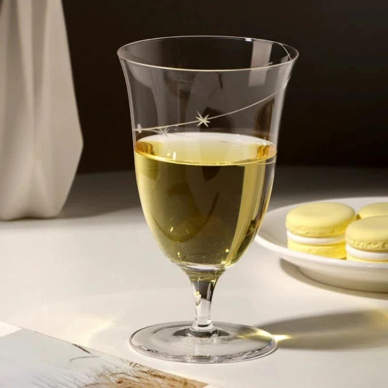 Crystal Glass Cocktail Japanese Sweet Wine Glass Collection Time Handmade High Footed Wine Glass