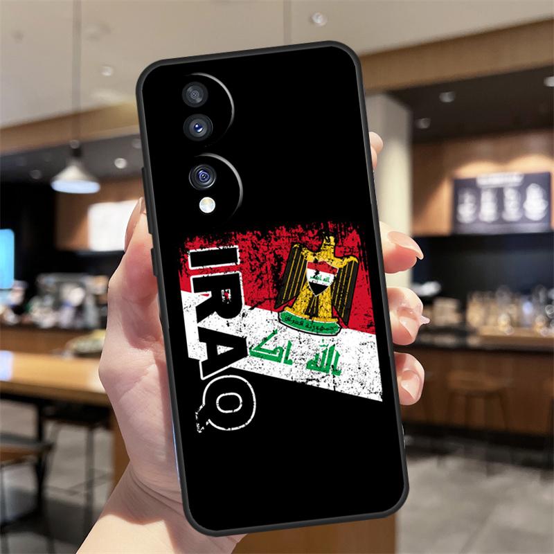 Iraqi Iraq Flag Case For Honor Magic 8 6 7 Pro Honor Win RT X8b X8c X9a X9b X9c X9d 70 90 200 400 Lite Cover