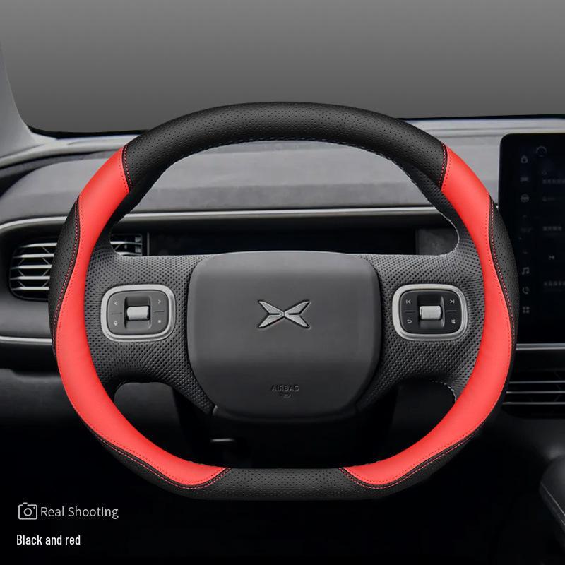 2023 Xiaopeng G6 Genuine Leather Steering Wheel Cover - Ultra-thin, Fits 22/23 New P7, P5, G3, G9