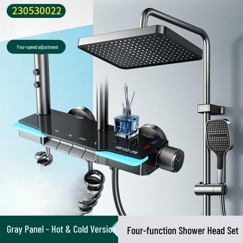 Langzhiwen Smart Ambient Light Pressurized Shower Head