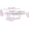 Bed Frame with Headboard White 180 x 200 cm Solid Pine Wood