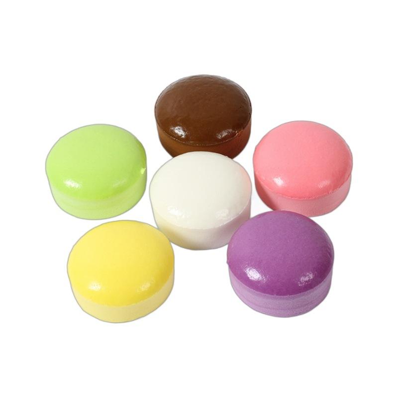 1Pcs Round Cake Toy Colorful Pudding Shaped Squeeze Stress Relief Toys Soft Slow Rising Fidget Toy For Kids Party Decor Gift