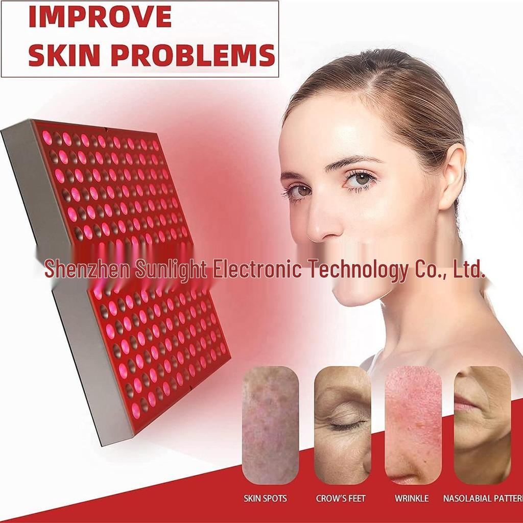 Tragbare Infrarot-LED 660+850nm Rotlichttherapielampe für Physiotherapie und Schönheit