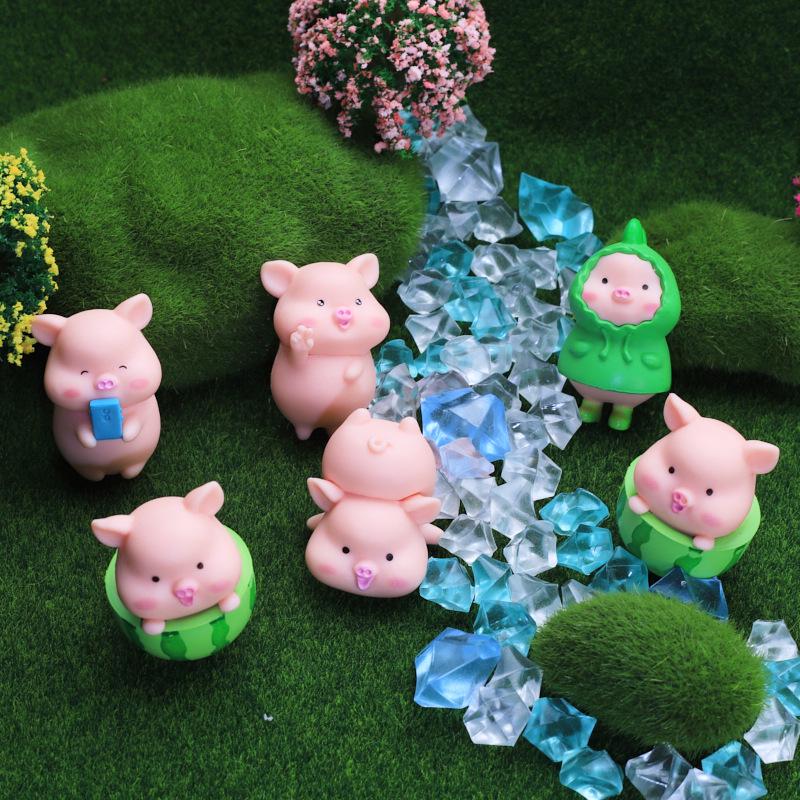 Dinosaur Piglet Doll DIY Resin Accessories: Cream Glue Mobile Phone Case & Fridge Magnet Materials