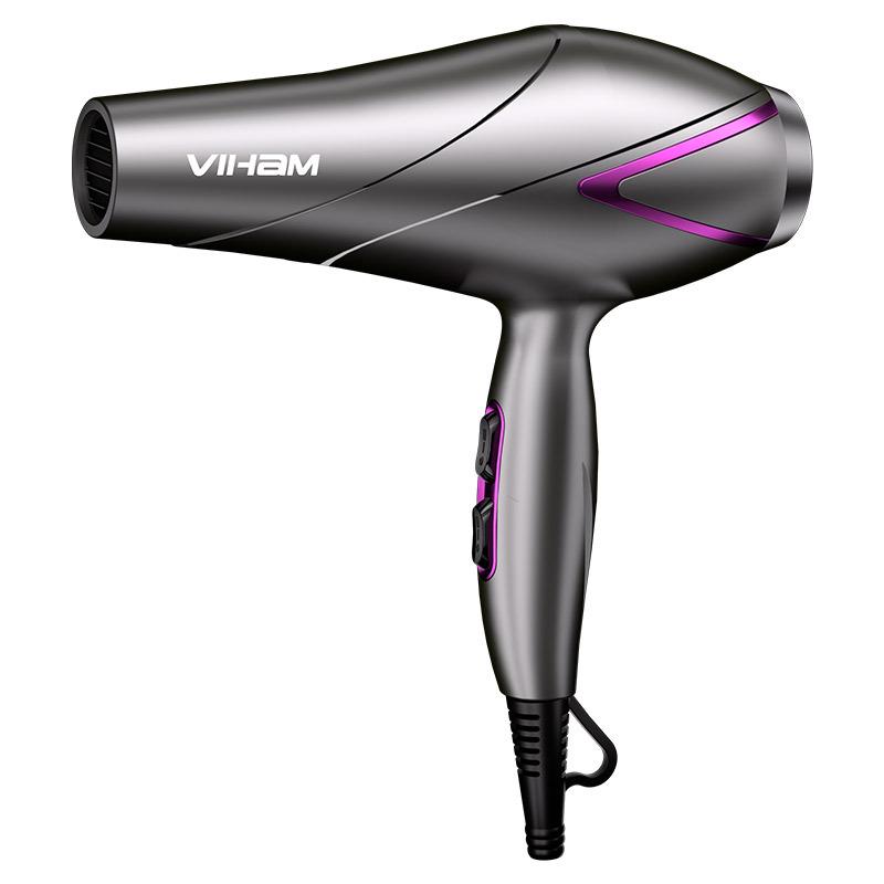 High-Power Electric Hair Dryer for Salon & Home - Fast Dry, Hot/Cold Wind, Blue Light Hair Care