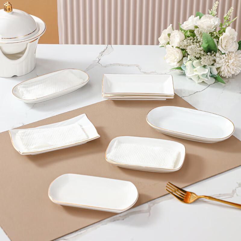Nordic Ceramic Oval Serving Plate Set