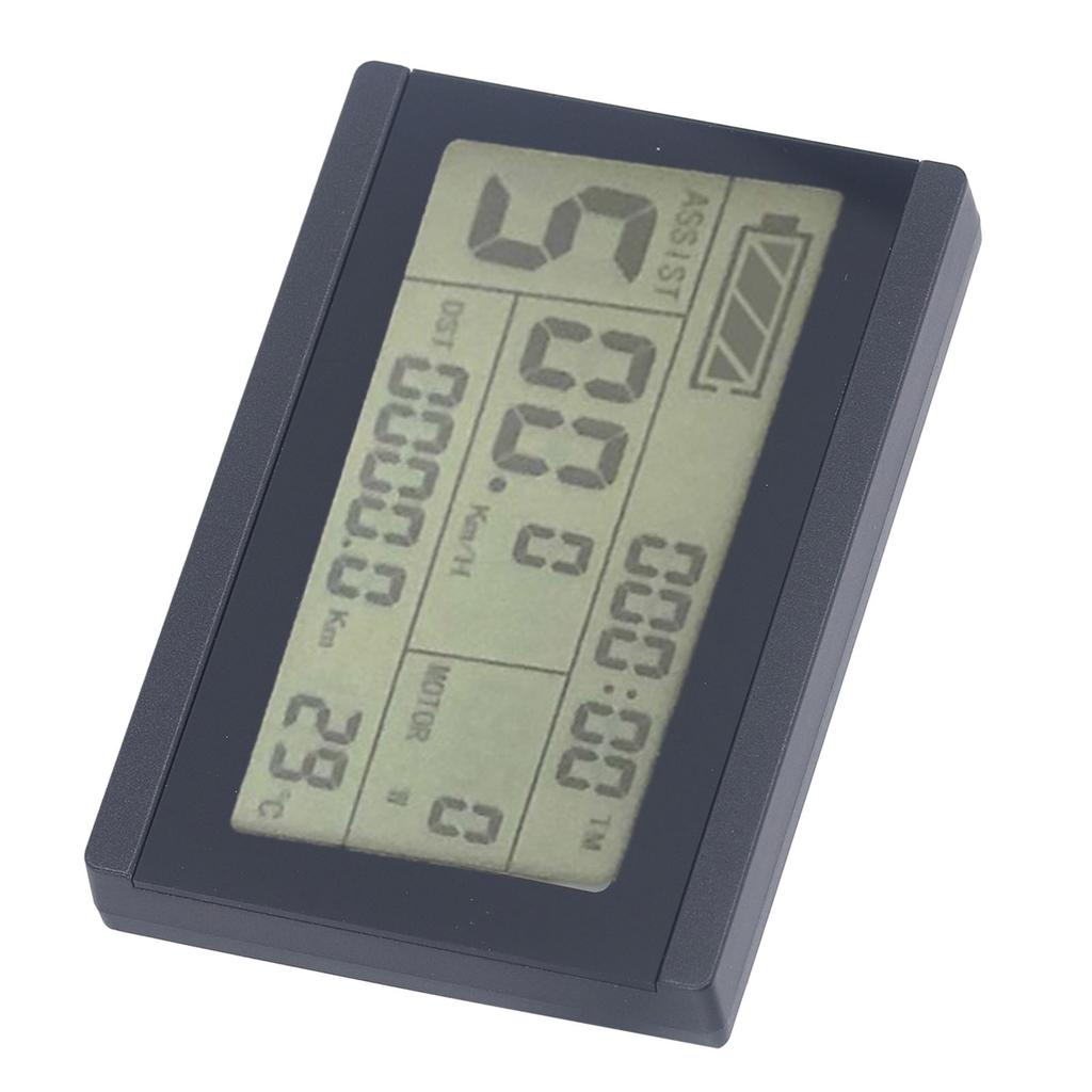 Electric Bicycle LCD Display 5pin Waterproof Backlight Electric Bicycle LCD Display Meter for Electric Mountain Bike