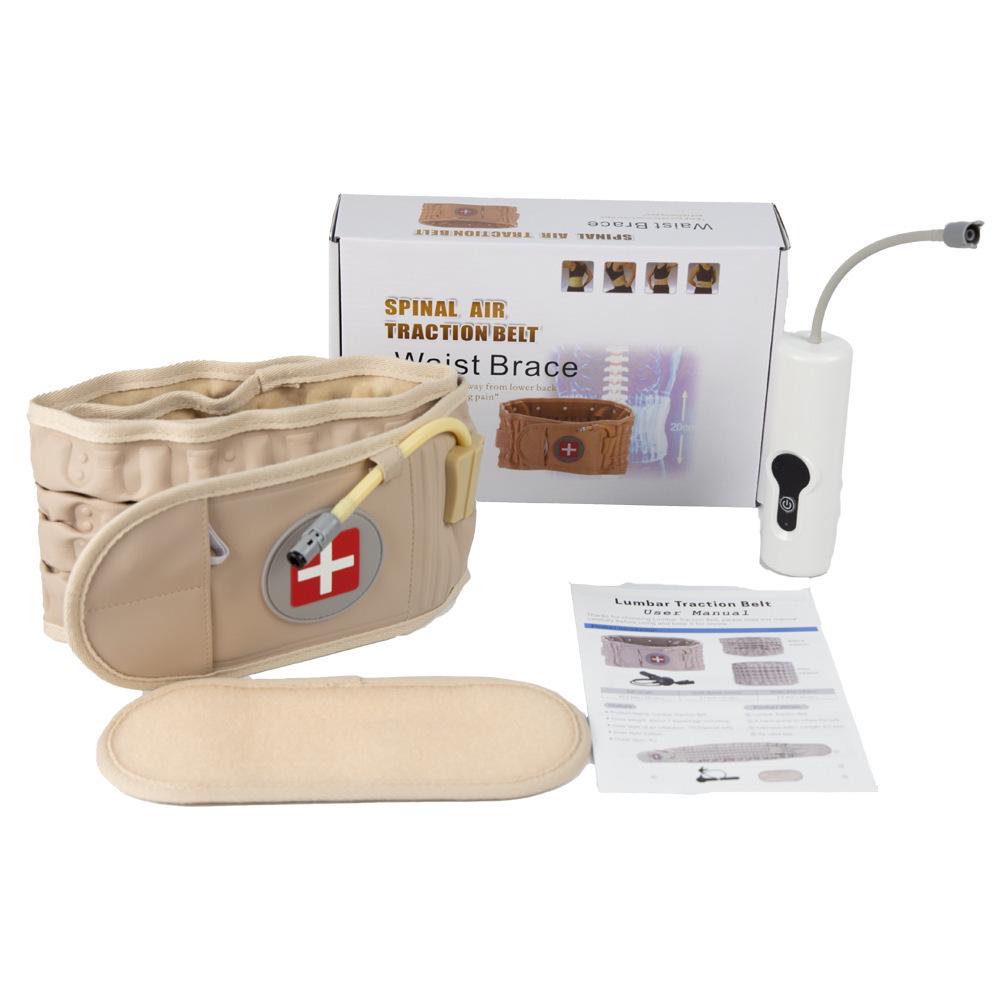 Electric Inflatable Lumbar Support Belt - Unisex Traction Brace for Spine Relief and Pressure Reduction