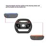 Not Slip Steering Wheel Grip Lightweight Game Racing Controller Ergonomic Racing Game Steering Wheel for Console 2