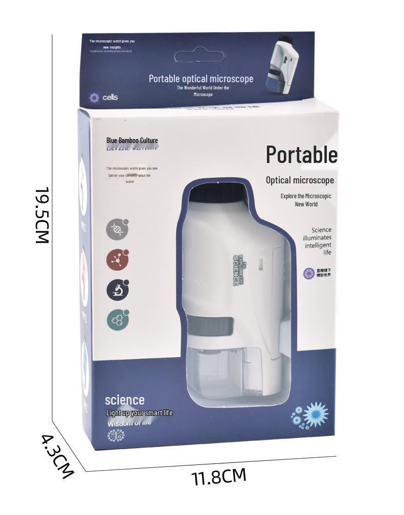 Portable Children's Microscope Set for Science Exploration