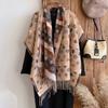 New Brand National Style Cashmere Scarf Winter Women Shawls Warm Blanket Wraps Female Foulard Bandana Thick Scarves