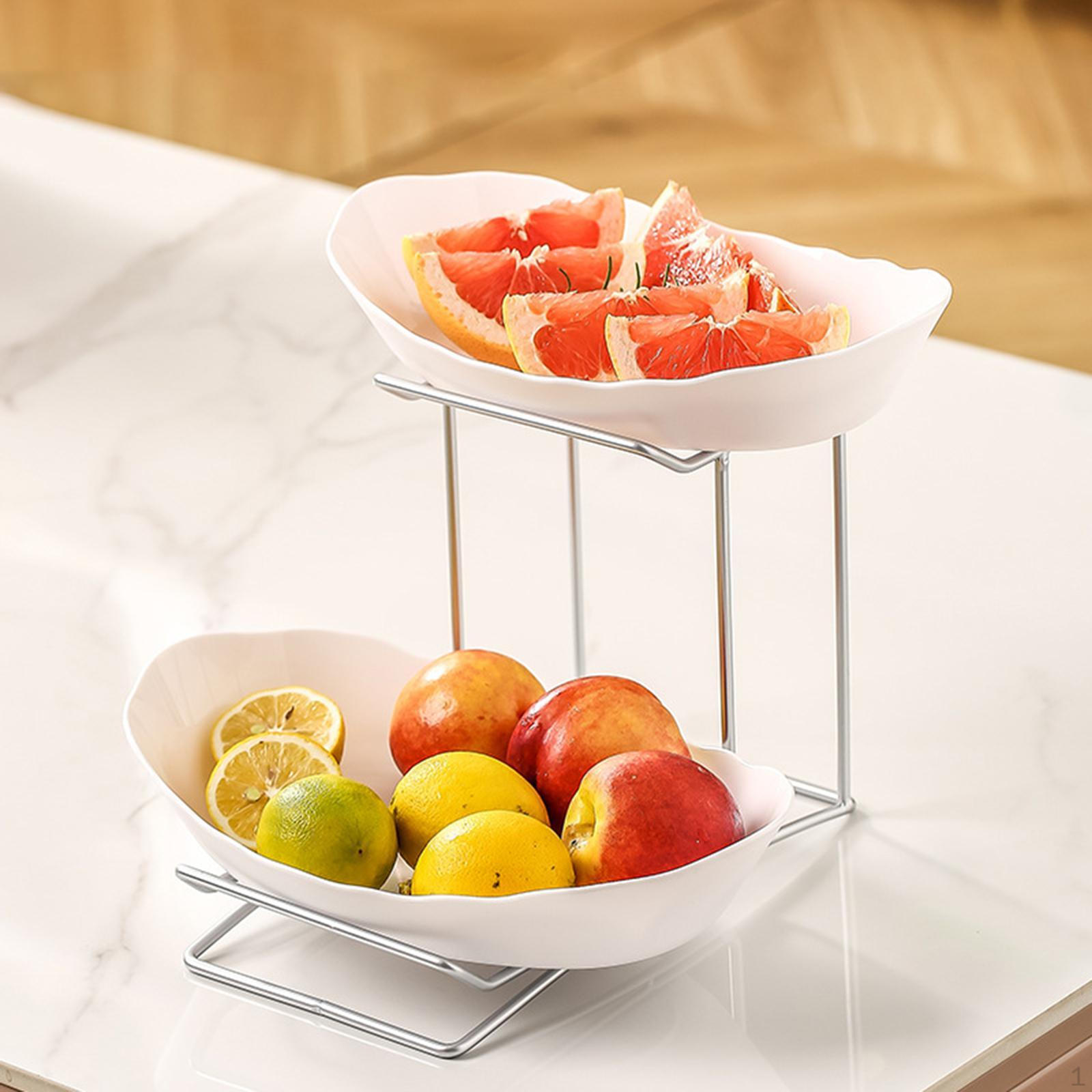 

Фруктовница для кухонной столешницы Подставка для демонстрации Декор Удобная Современная Сервировка с Металлом