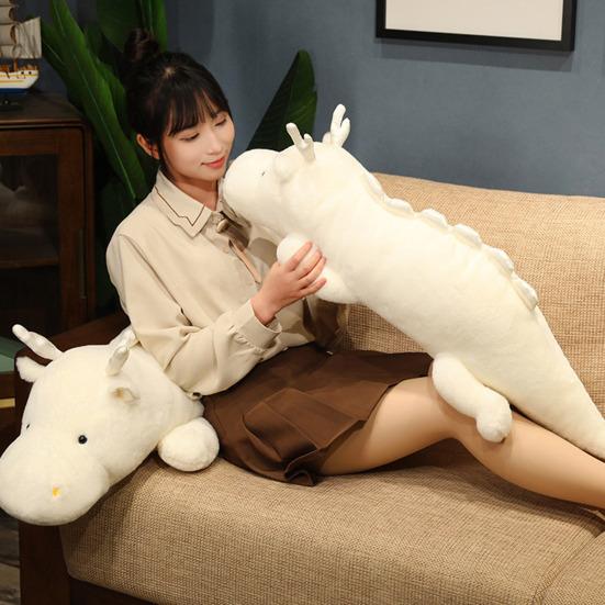 Yousheng Long Dragon Plush Pillow Soft Stuffed Animal from 70cm-140cm Cute Cuddly Backrest for Sofa Bed Cozy Hugging Companion Decor Gift for Kids