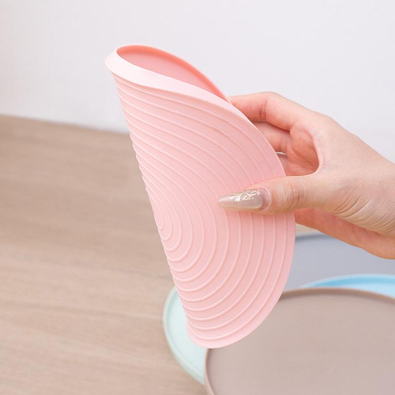 Tappetino per Cibo per Animali in Silicone Antiscivolo Impermeabile Tappetino Alimentazione Facile da Pulire A Prova di Perdite Tappetino da Pranzo Stoviglie per Animali