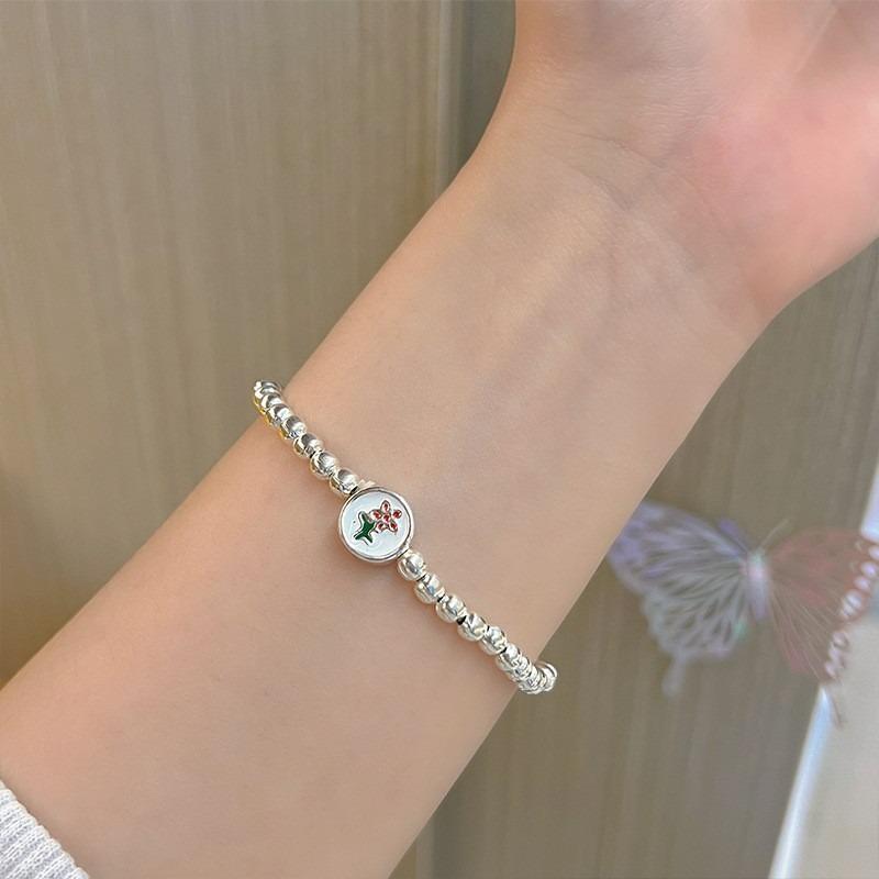 Bracelet Perle Irregulière Forme Spéciale Française Bracelet Femmes Niche Luxe Léger Exquis Doré Demi-Bracelet Bracelet Accessoires