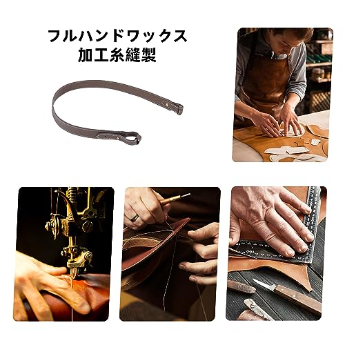 DGAZ Taurillon Clemence TC Leather Replacement Shoulder Strap for Single-Shoulder Bags/Crossbody Bags, DIY Strap, Compatible with Picotin, Lindy, and