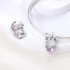 Colorful Zirconium Charms Bead 925 Sterling Silver Dragon Butterfly Dangle FitNew Bracelet Necklace DIY Jewelry Marking