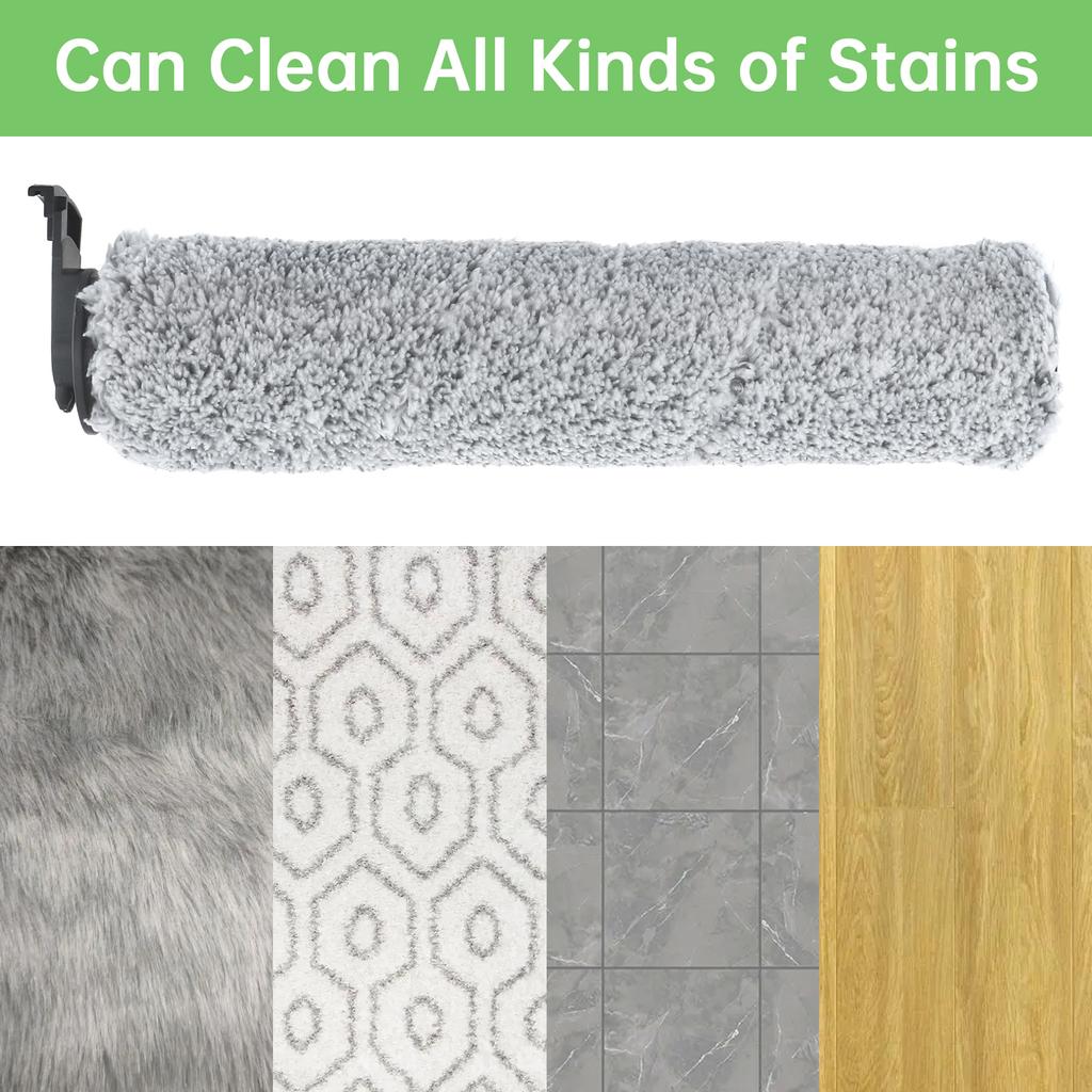 3882 Replacement Roller Brush & Filter, Compatible with OmniForce 3882/3883/OmniFind 3967F/3970F Vacuum Cleaner, 2 Rollers 2 Filter 1 Tool