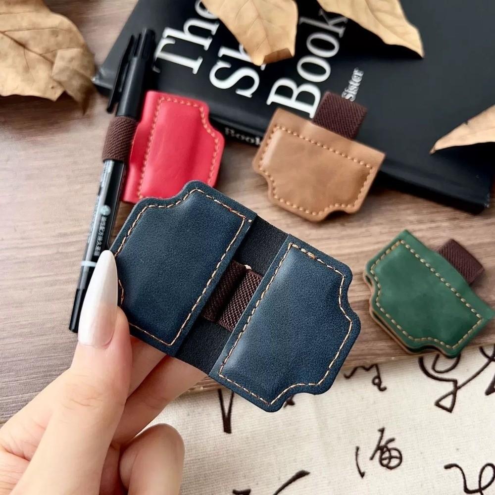 Magnetic Buckle Magnetic Leather Bookmark Multifunctional Magnetic Page Clips For Bookworm