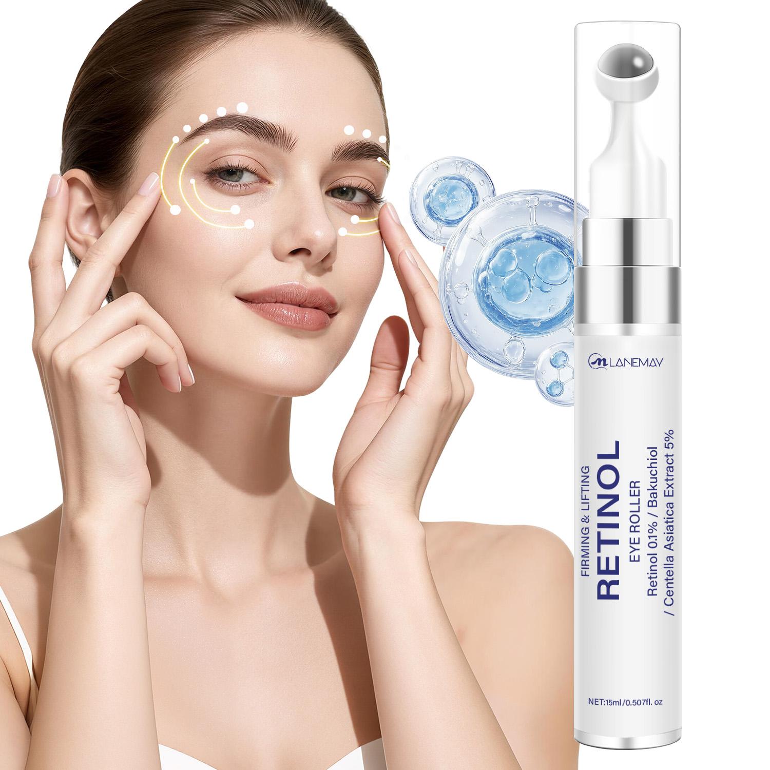 Retinol Eye Roller-Gently Glide For Smooth, Effective Eye Care-Provides Deep, Lasting Hydration To Keep Skin Moisturized-15ml