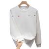 Pure Cotton Heavy-Duty Long-Sleeved T-Shirt, Young And Young Men'S And Women'S Autumn Light Luxury Trendy Brand Loose Casual Ruffian Handsome Business