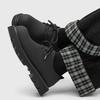 Men Thick Soles Low-cut Rhubarb Boots Soft Soles Non-slip Fashionable Men's Shoes