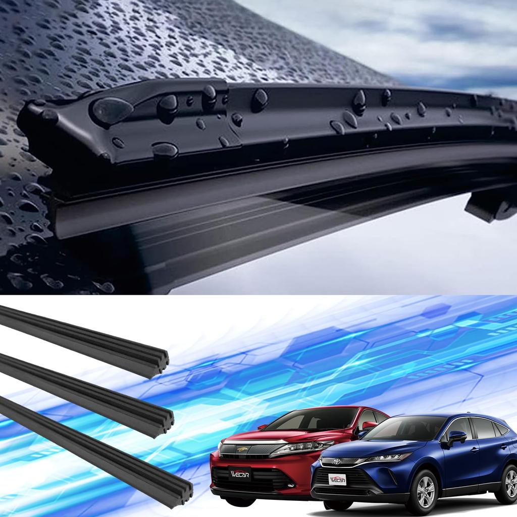 Harrier 60 Series 80 Series Wiper Replacement Rubber Compatible Size Genuine Compatible Driver Passenger
