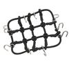 RC Luggage Net Rack Net Simulation Stainless Steel Rubber RC Truck Car Roof Luggage Rack for Xiaomi Jimny RC Car Black