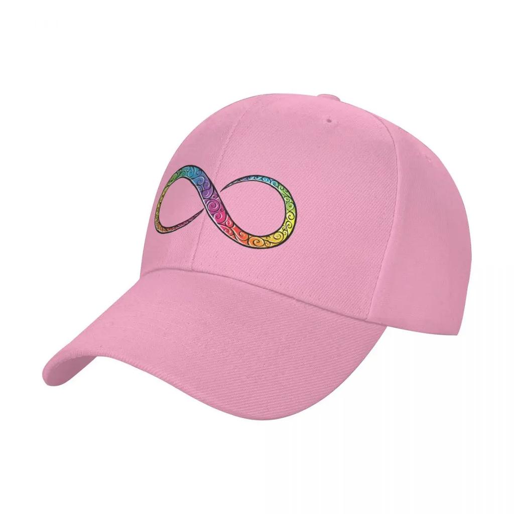 Neurodiversity Pride Purple Baseball Cap Beach Outing Luxury Hat western Boy Womens